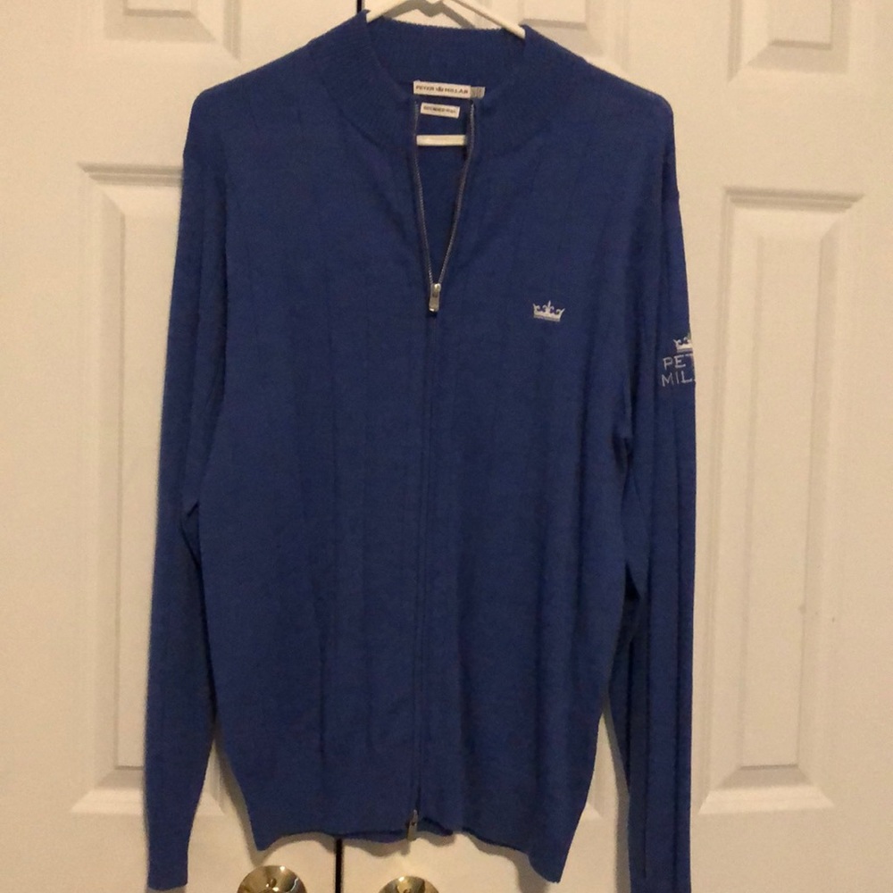 Peter Millar men’s zip up sweater